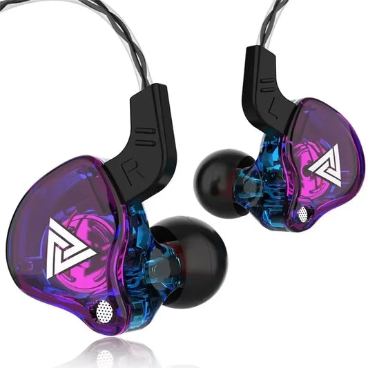  QKZ AK6 – HiFi In-Ear Headphones with Stereo Sound, Deep Bass, and Microphone | 3.5mm Jack