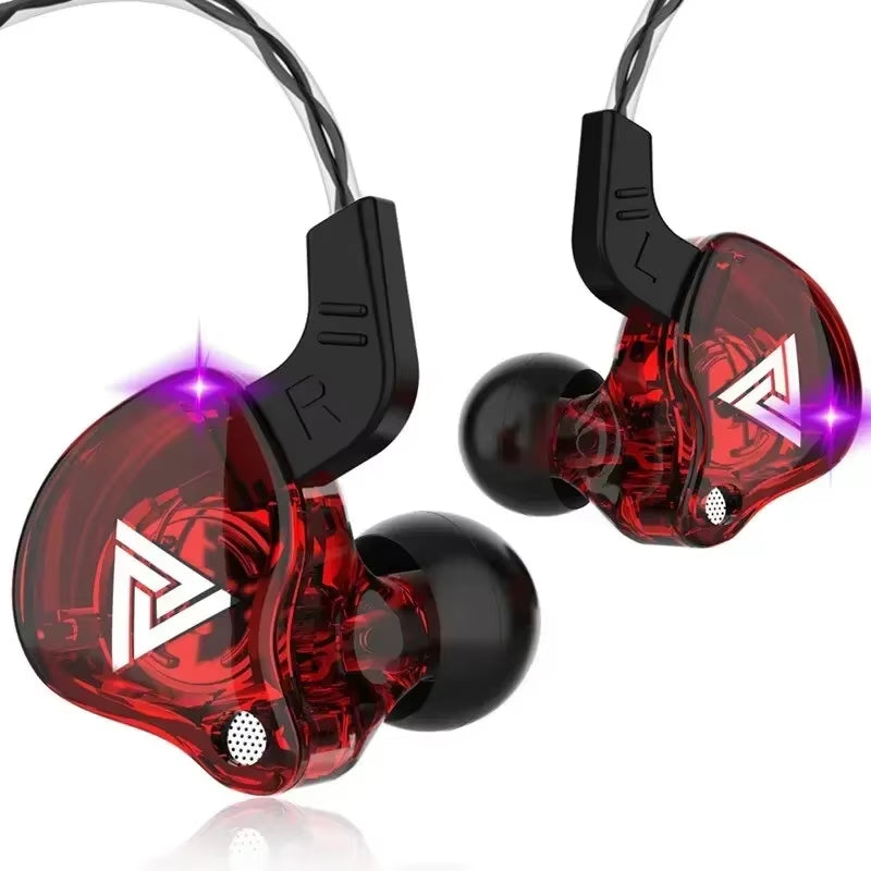  QKZ AK6 – HiFi In-Ear Headphones with Stereo Sound, Deep Bass, and Microphone | 3.5mm Jack