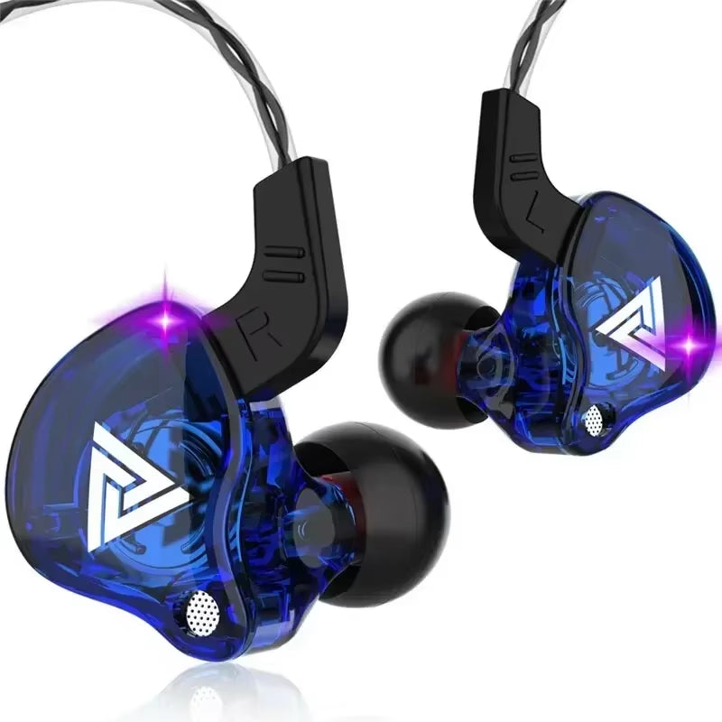  QKZ AK6 – HiFi In-Ear Headphones with Stereo Sound, Deep Bass, and Microphone | 3.5mm Jack