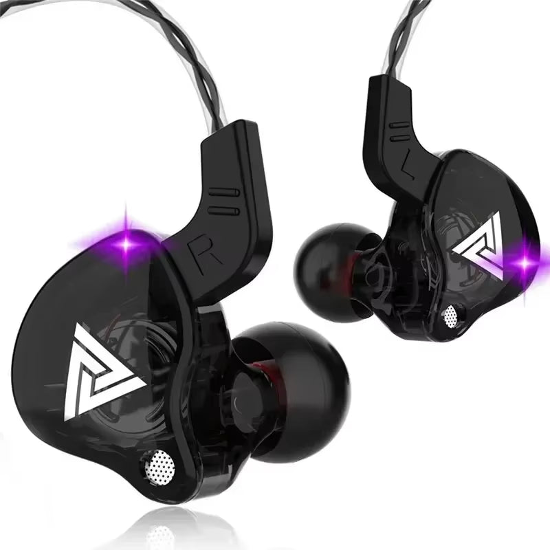  QKZ AK6 – HiFi In-Ear Headphones with Stereo Sound, Deep Bass, and Microphone | 3.5mm Jack